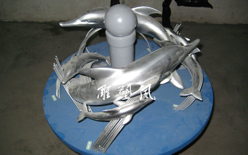 不锈钢海豚模型